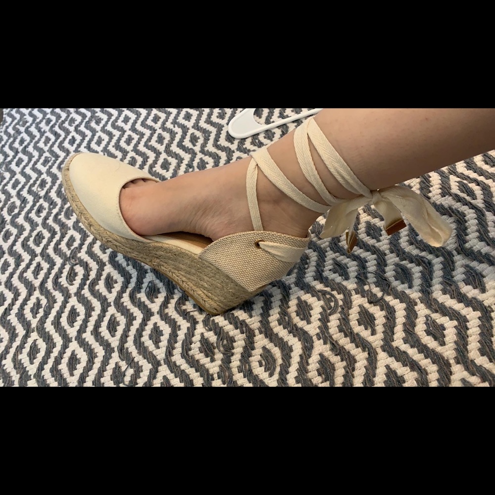 White/Cream Espadrilles